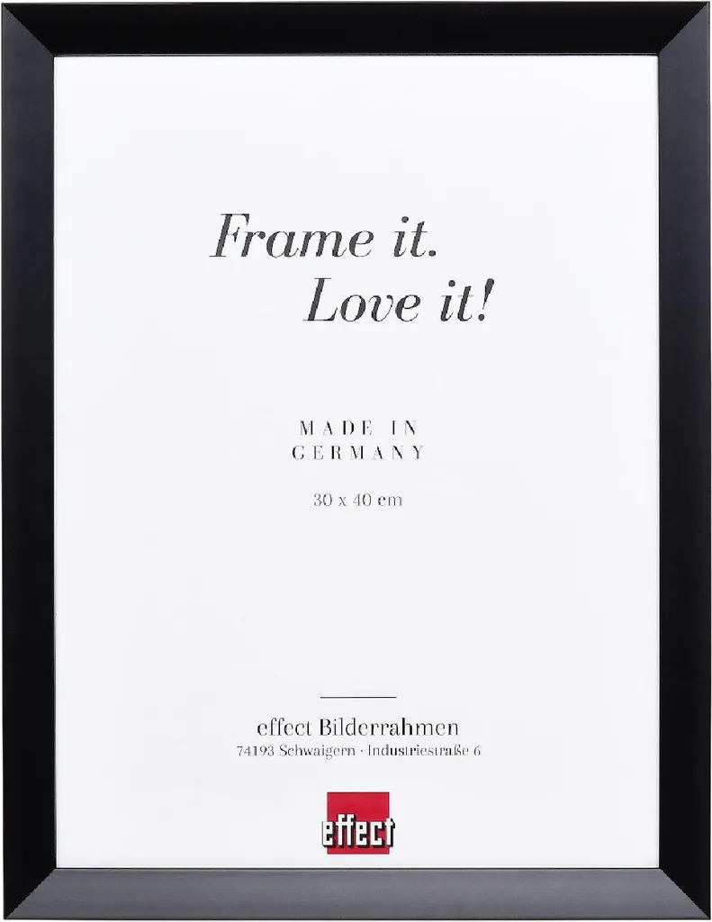 Fornitura Cornici A4 Nere 21x29,7 cm Legno Top N Vetro Minerale