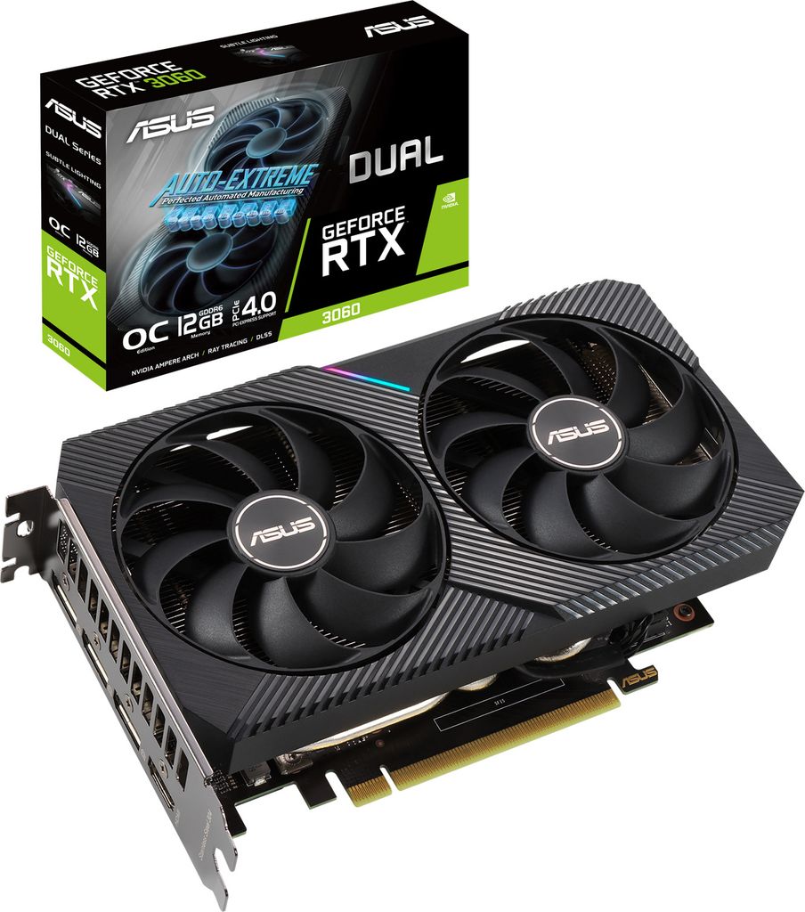 ASUS Dual -RTX3060-O12G-V2 NVIDIA GeForce RTX 3060 12 GB Obrázok produktu 7