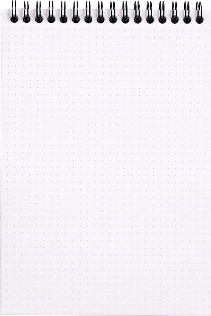 Rhodia 5x Spiralblock dotPad A5, 80 Bl dot/punktkariert 80g Schwarz 165039C
