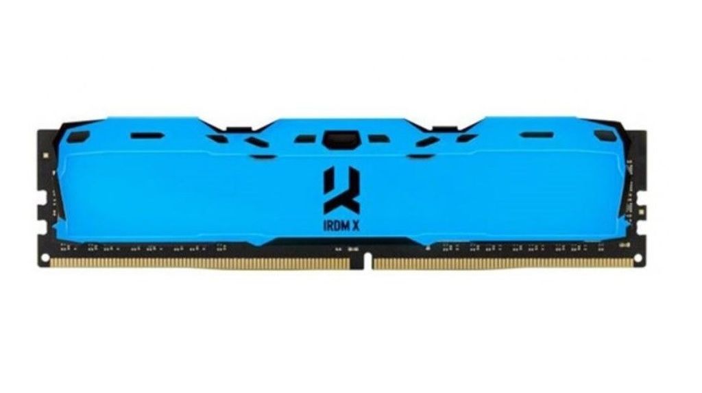 Goodram IRDM X, 8 GB, 1 x 8 GB, DDR4, 3200 MHz, 288-pin DIMM, Blau