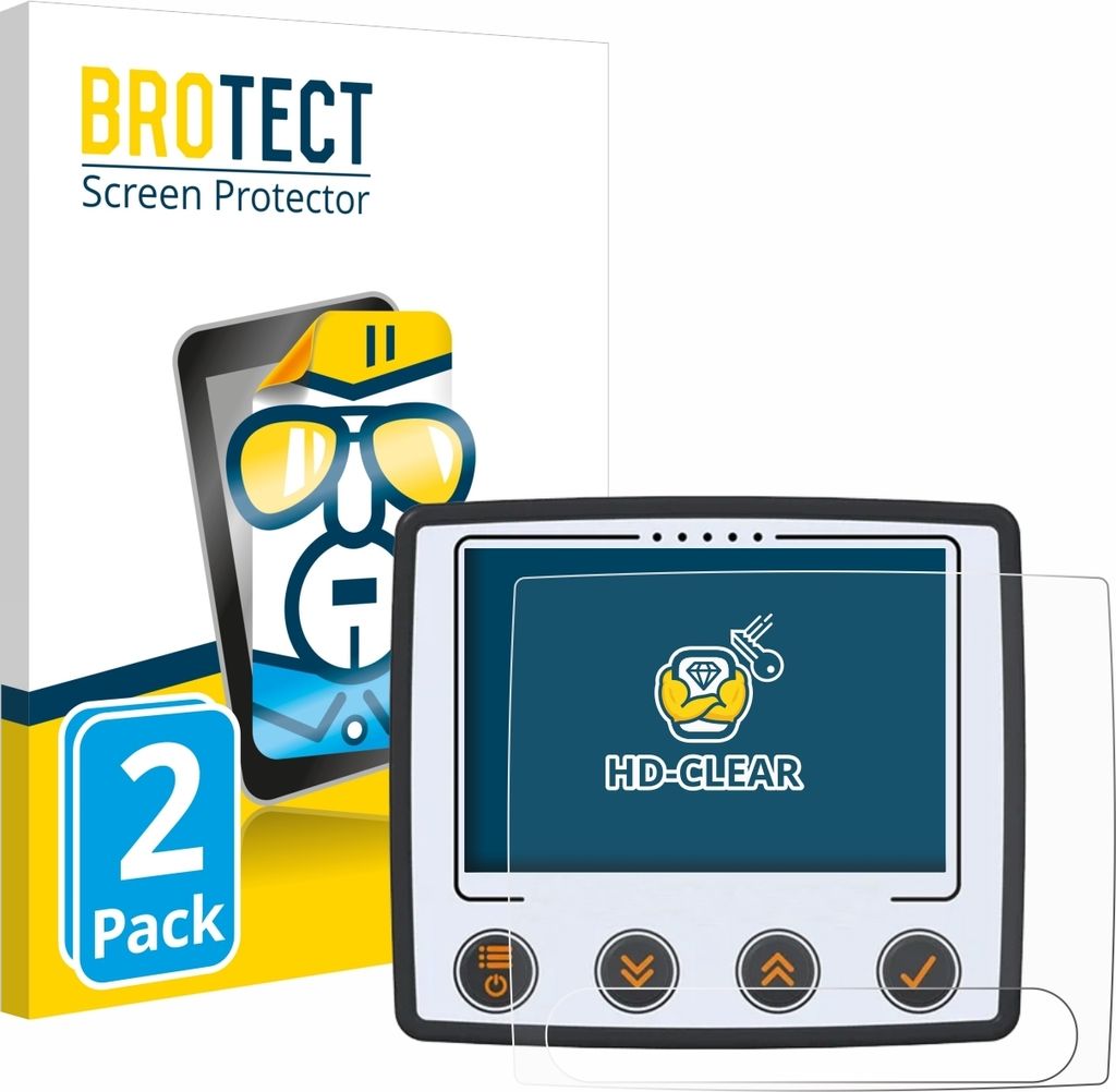 2x Für Skytraxx 5 Mini Schutzfolie BROTECT Displayschutz Produktbild 