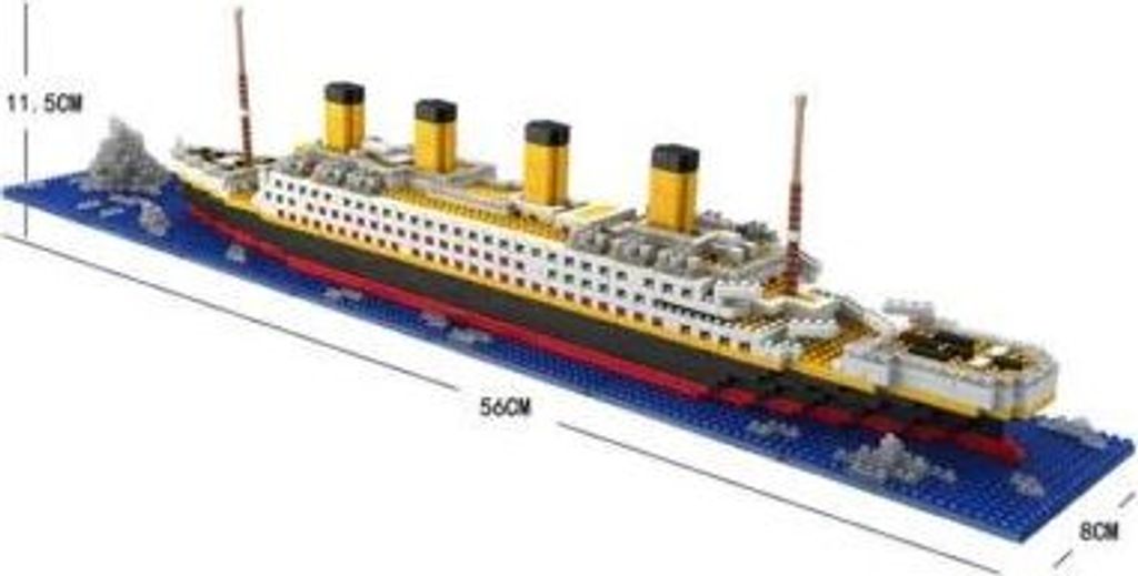 Bausatz für den Zusammenbau der Titanic, Bausteine Produktbild 3