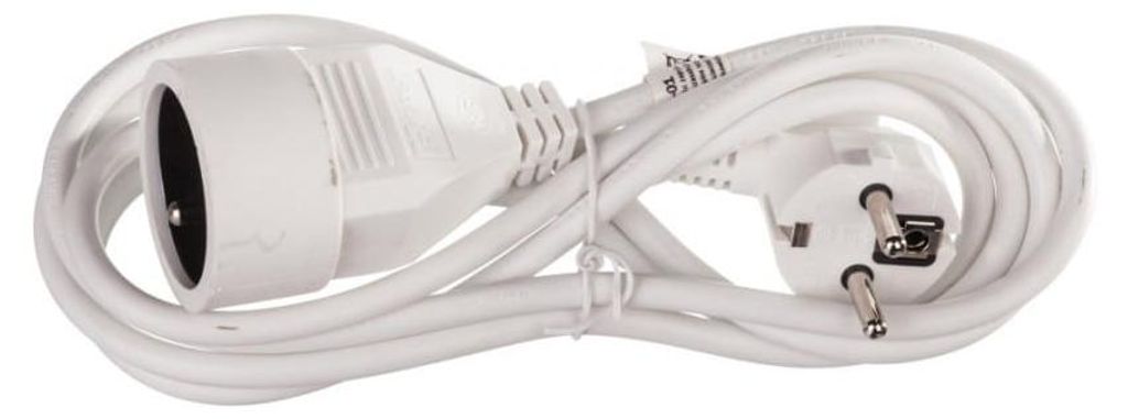 Cable de extensión de 2 metros, con 1 enchufe, de color Imagen del producto 