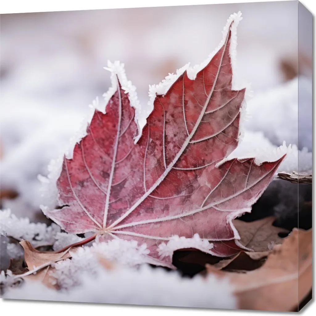 Quadro d'Autunno 60x60 cm - Stampa Artistica su Tela per Interni