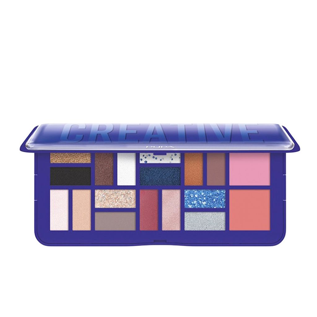 Pupa Milano 3D Effects Design L Paleta cieni do powiek Blue, 20g