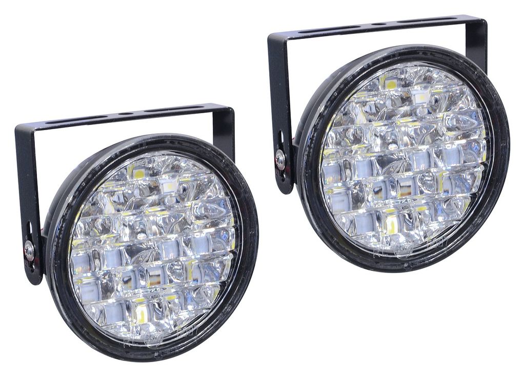 Compass 33541 - Tageslichtlampen rund 18 LED/12V