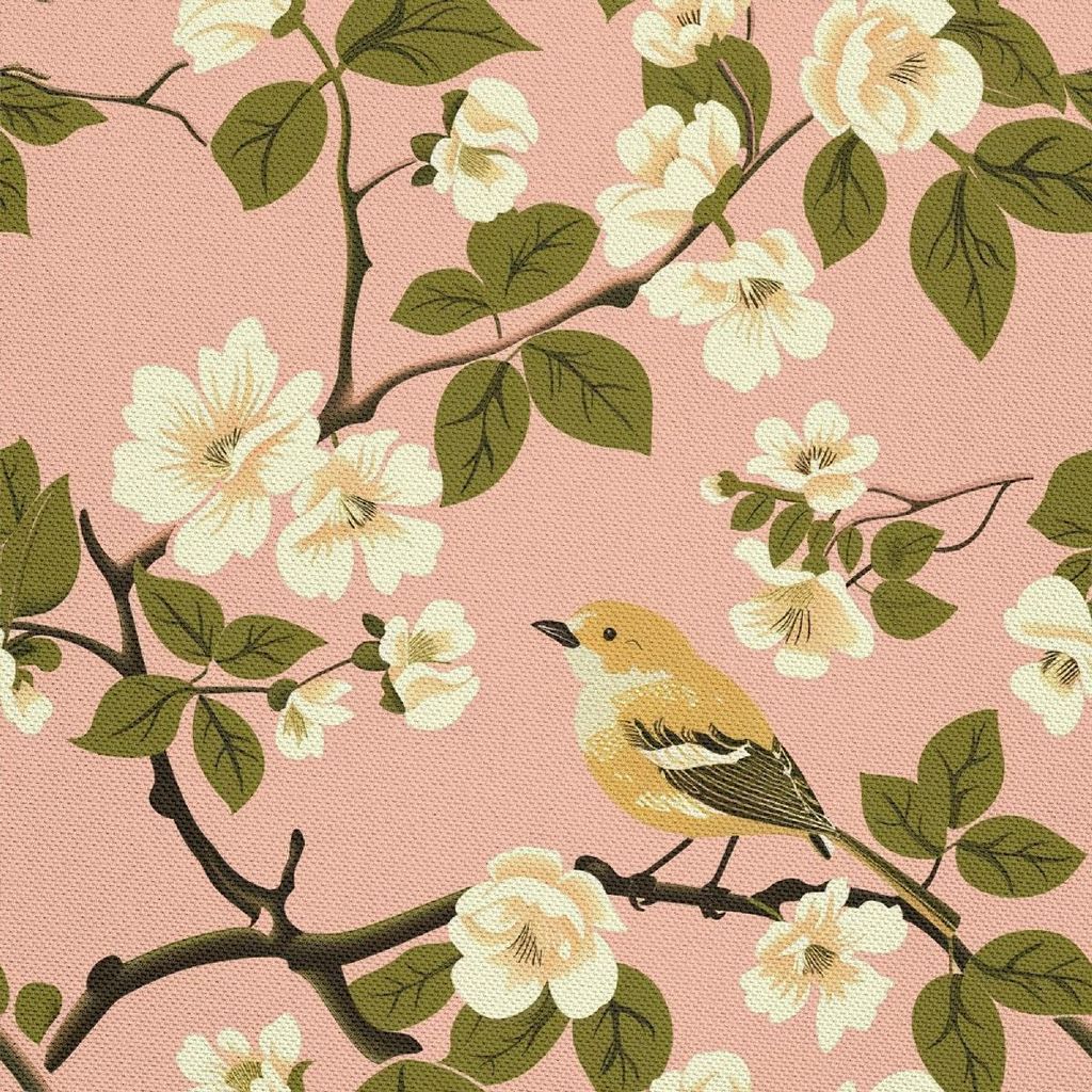 OUTDOOR DEKOSTOFFE OXFORD - Motiv Frühling I DX7228