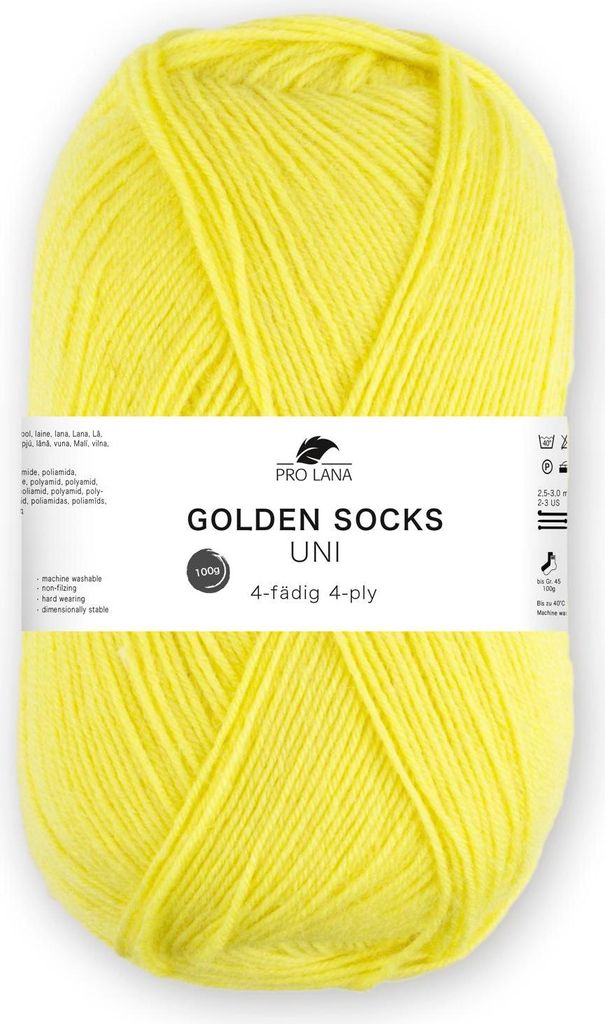 Pro Lana Sockenwolle 4fädig Uni 100g Farbe (420) Produktbild 