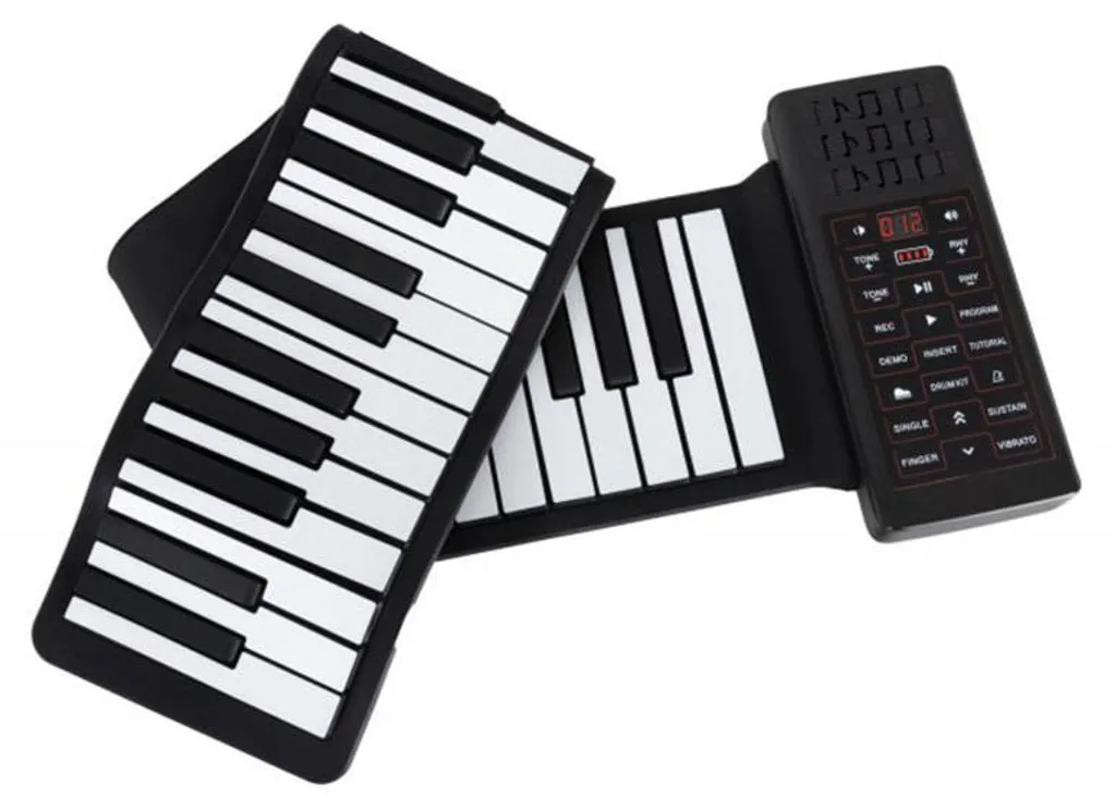 Piano de voyage 61 touches RA-61 silicone pour apprentissage enfants