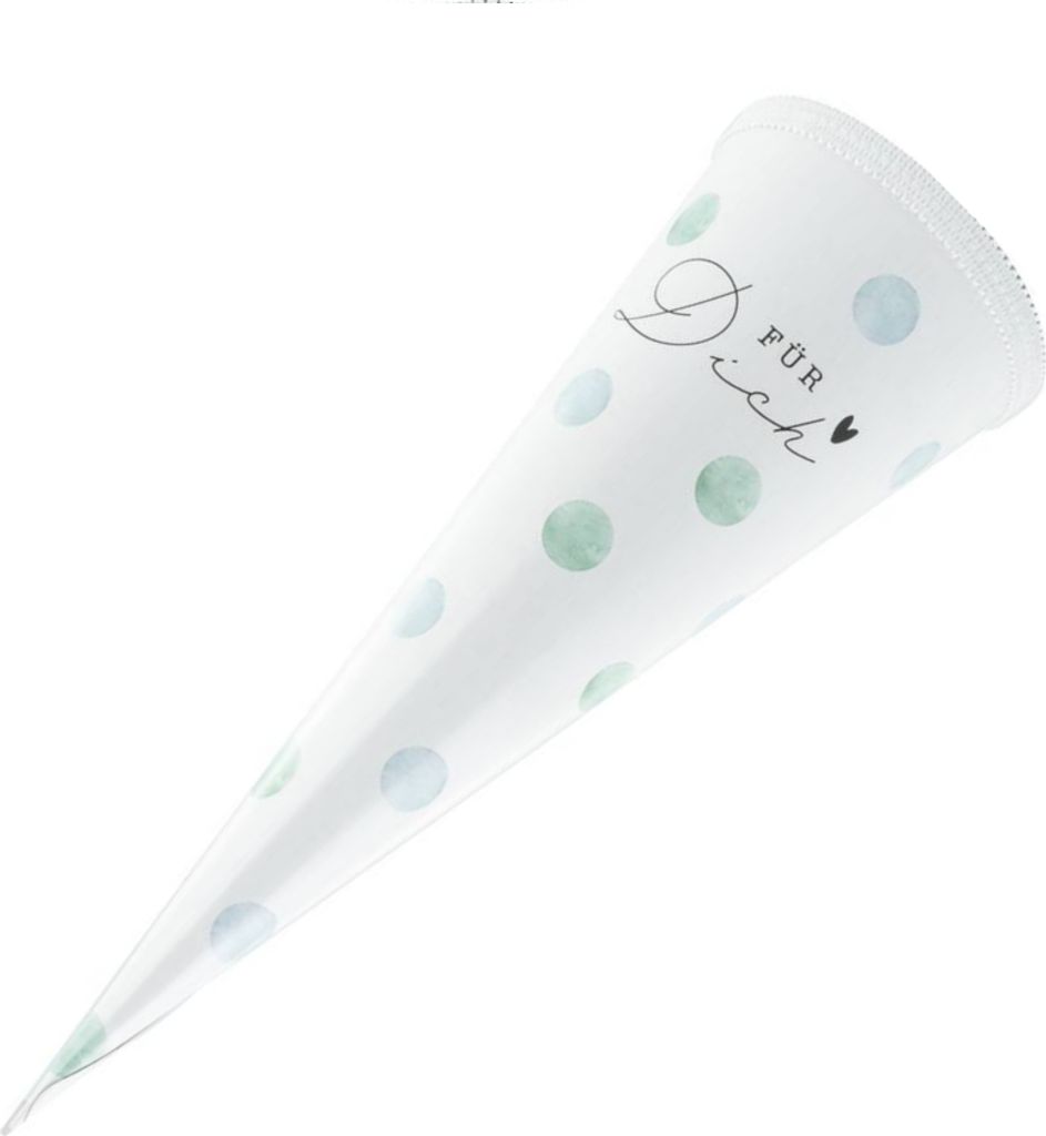 Schultüte / Zuckertüte / Geschenktüte / 40cm / rund / "Für Produktbild 