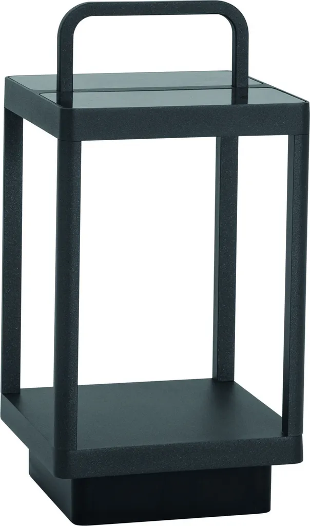 Borne Solaire LED Bali 2W Anthracite de 51cm avec Autonomie Optimale