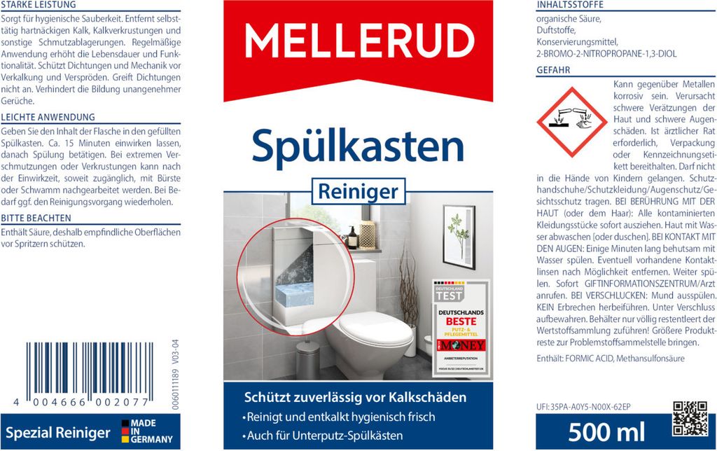 Spülkasten Reiniger 0,5 l Produktbild 5
