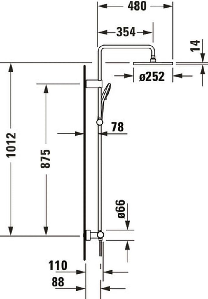 Duravit Shower System Duschsystem Produktbild 