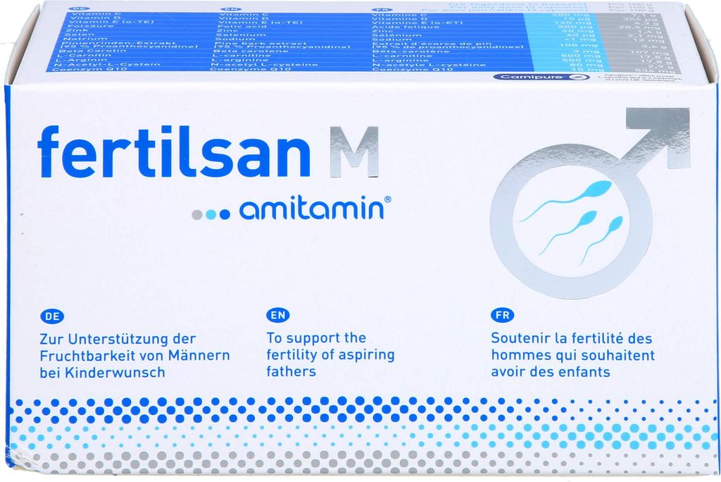 amitamin fertilsan M capsules, 90 capsules Productafbeelding 