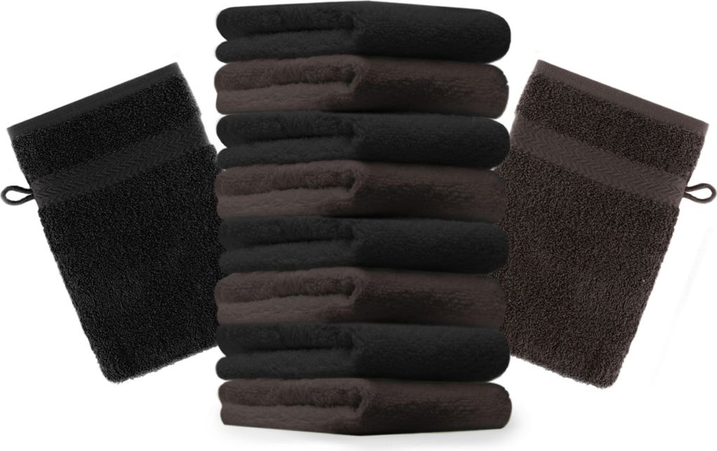 Betz 10 Stück Waschhandschuhe 16x21 cm PREMIUM Waschlappen Produktbild 