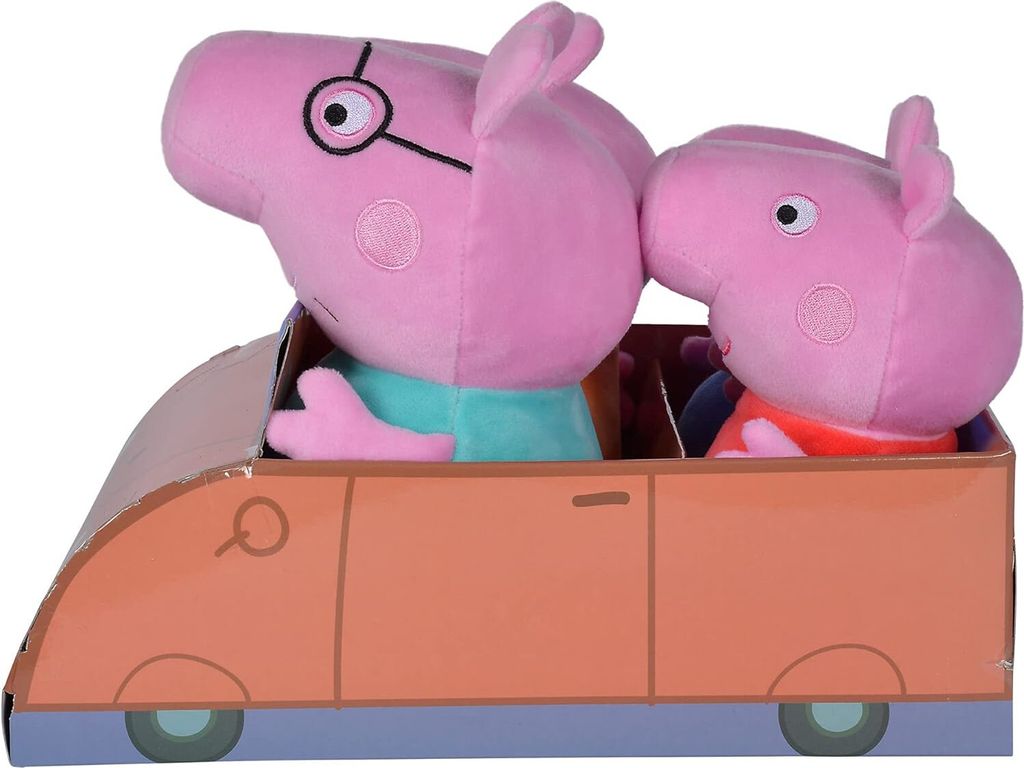 Peppa Pig 4-tlg. Familienset im Auto Produktbild 4