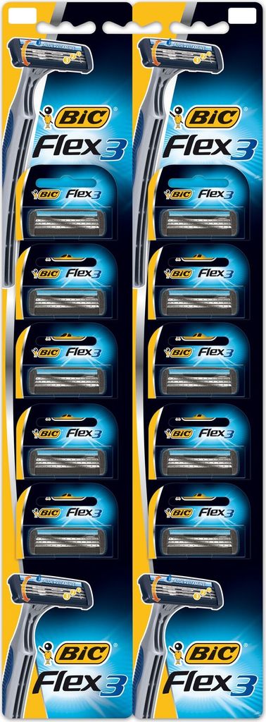 BIC Flex 03 Razor on a Band 10pc Produktbild 