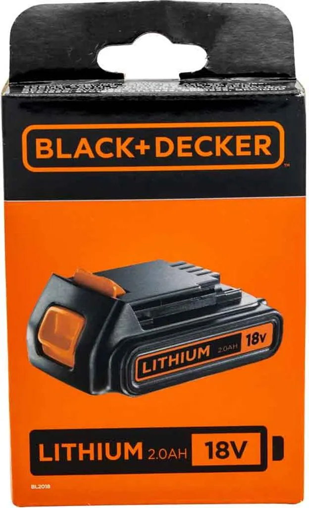 Batterie BL2018 Black&Decker 18V 2Ah Li-Ion haute performance 18V - 6