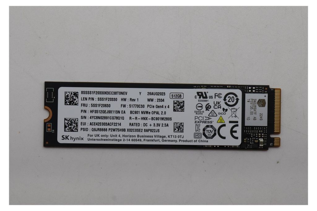 Lenovo SK Hynix - SSD (unidad de estado sólido) - con Imagen del producto 