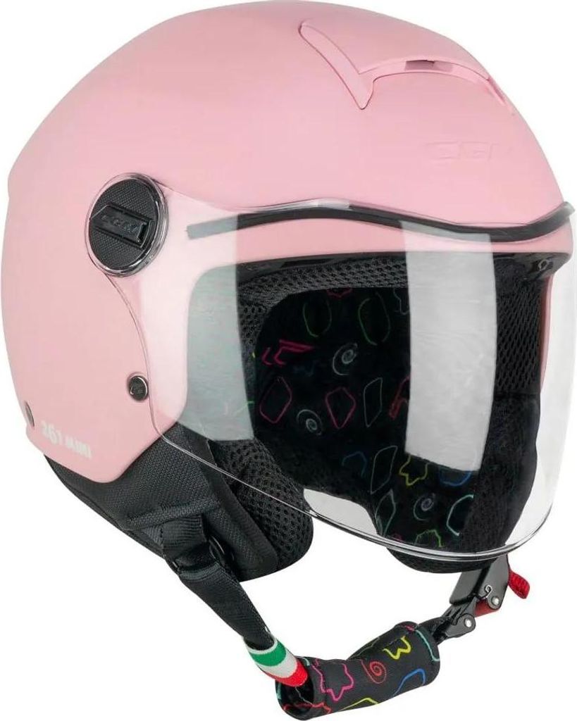Kinder Jet Helm CGM 261A MINI MONO Mattrosa größe JL Produktbild 