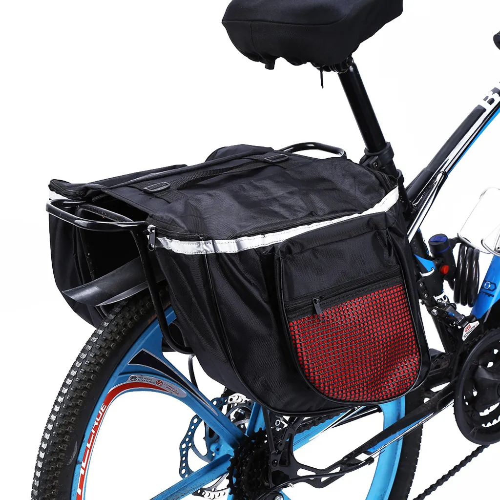 Borse Per Bicicletta XBERSTAR Da Portapacchi - 2 Pezzi, Impermeabili, Grande Capacità 35x17x39 Cm - 4