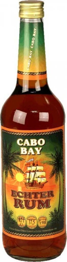 Cabo Bay Echter Rum 37,5% 0,7 ltr. Produktbild 