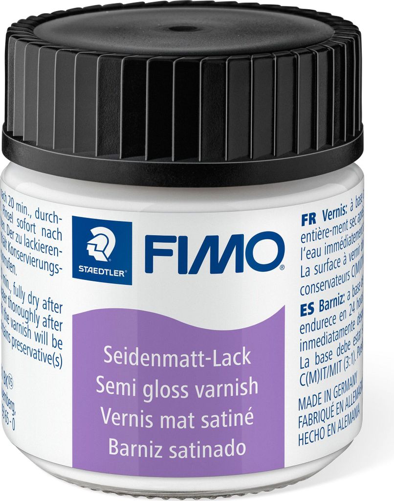 Fimo Lack transparent halbglänzend - Kreativ Bastellack Produktbild 