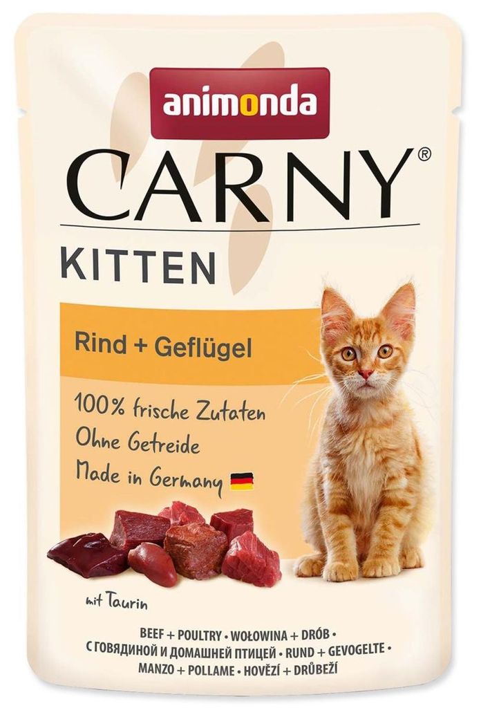 Katzenfutter nass animonda Carny Kitten Geflügel 85 g Produktbild 