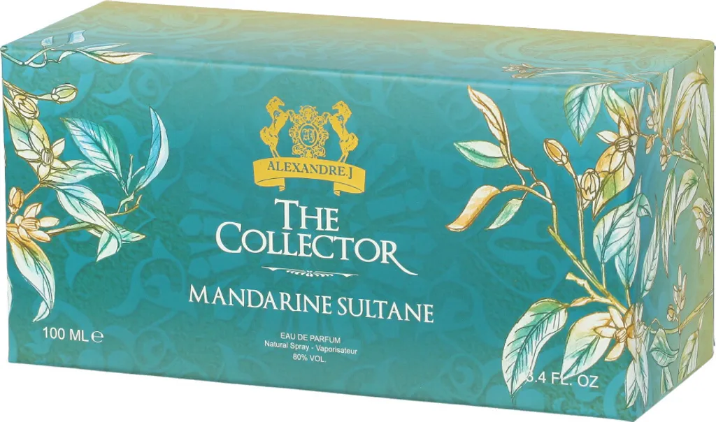 Mandarine Sultane Alexandre.J eau de parfum 100 ml sillage ambré intense