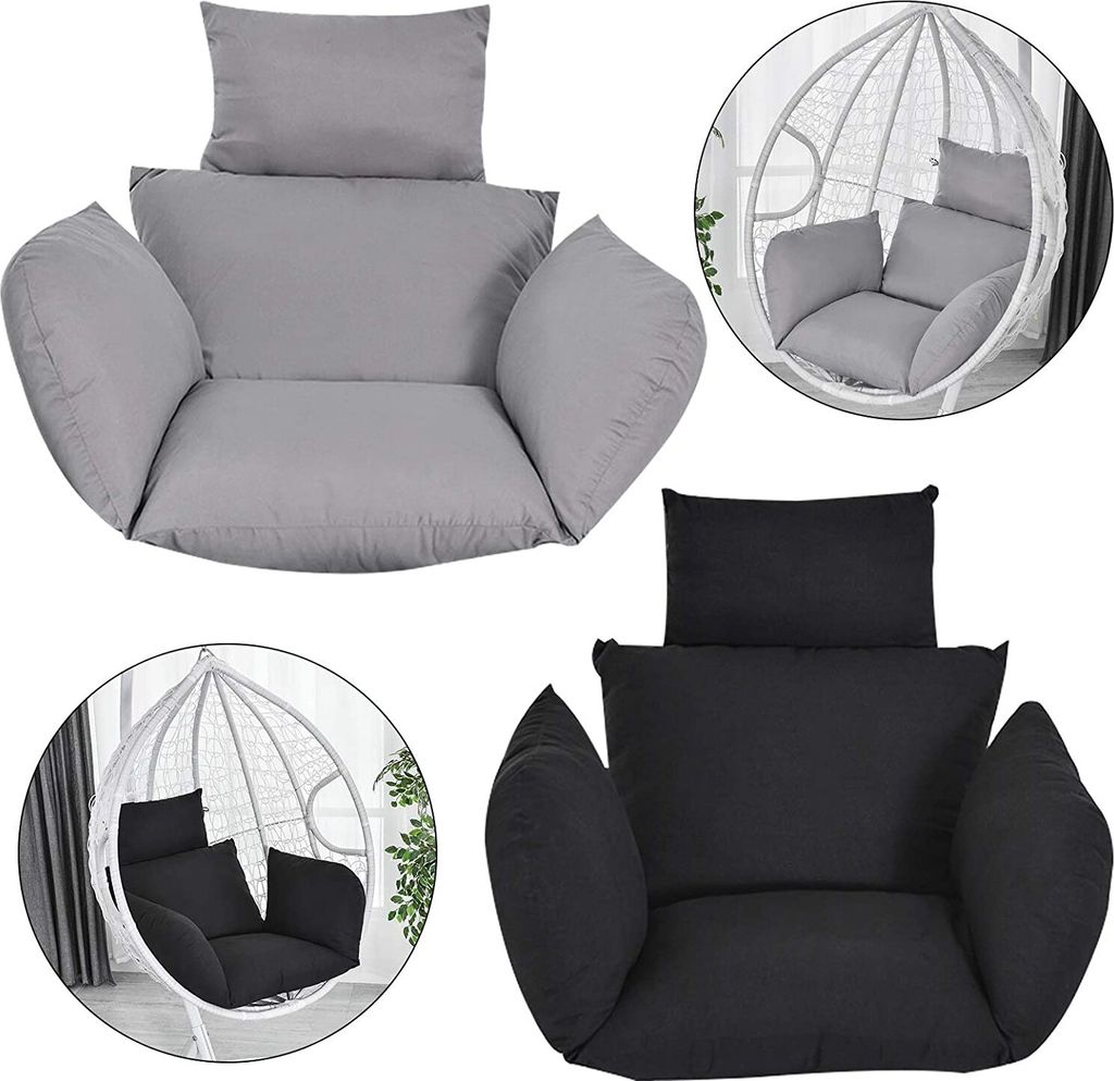 6D Czarna Wisząca Poduszka na Krzesło Wygodna Wisząca Sofa Zdjęcie produktu 7