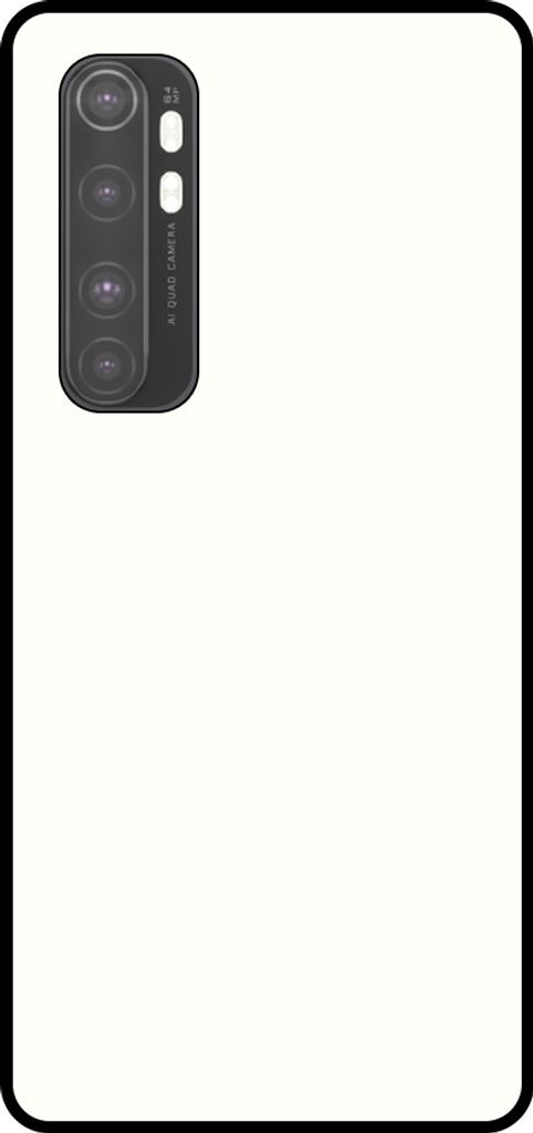 Geeignet für Xiaomi Mi Note 10 Lite Sublimation Fall TPU - Geeignet für Sublimation Drucken Wärmepresse - DIY Fall mit eigenen Foto oder Impress...
