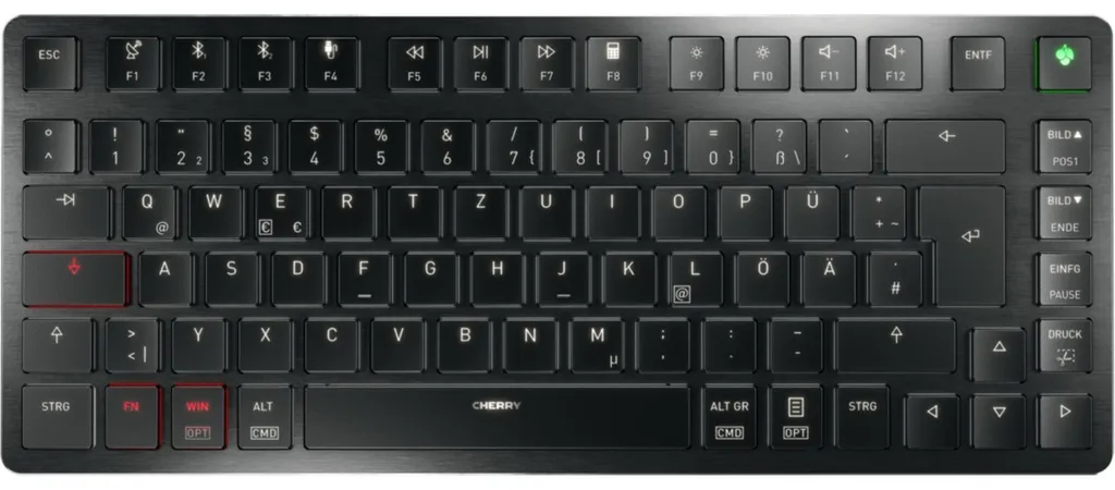 Clavier sans fil multi-dispositif Cherry pour le télétravail nomade