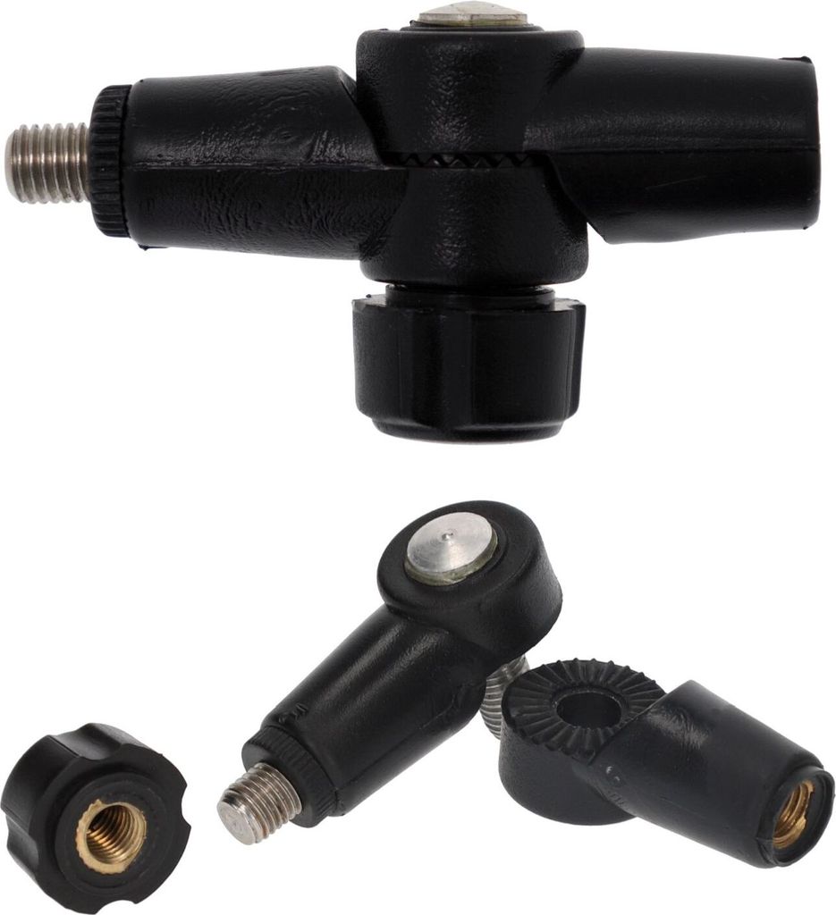 MIKADO BANKSTICK ADAPTOR Knick Gelenk Feederarm Feederablage Winkeladapter