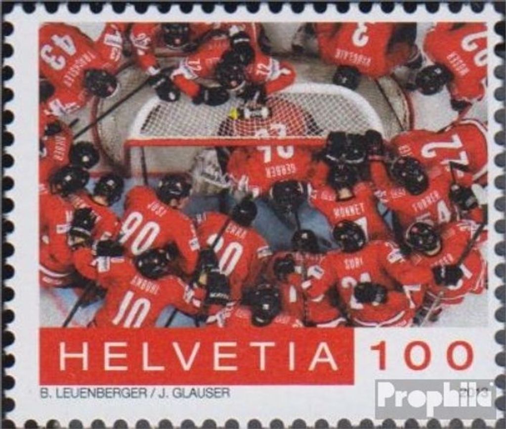 Briefmarken Schweiz 2013 Mi 2302 (kompl.Ausg.) gestempelt Eishockey