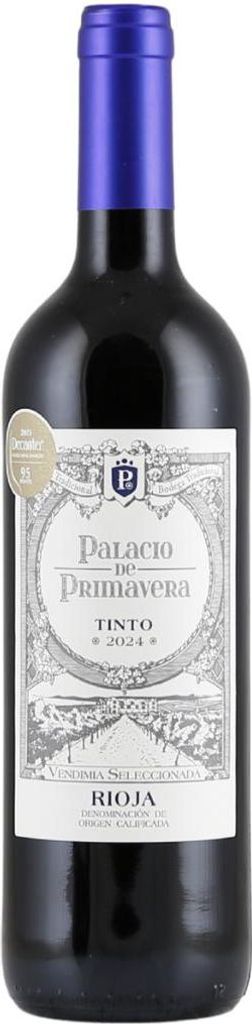 Palacio de Primavera Tempranillo 2024 | Rotwein | Spanien | 1 x 0,75 Liter