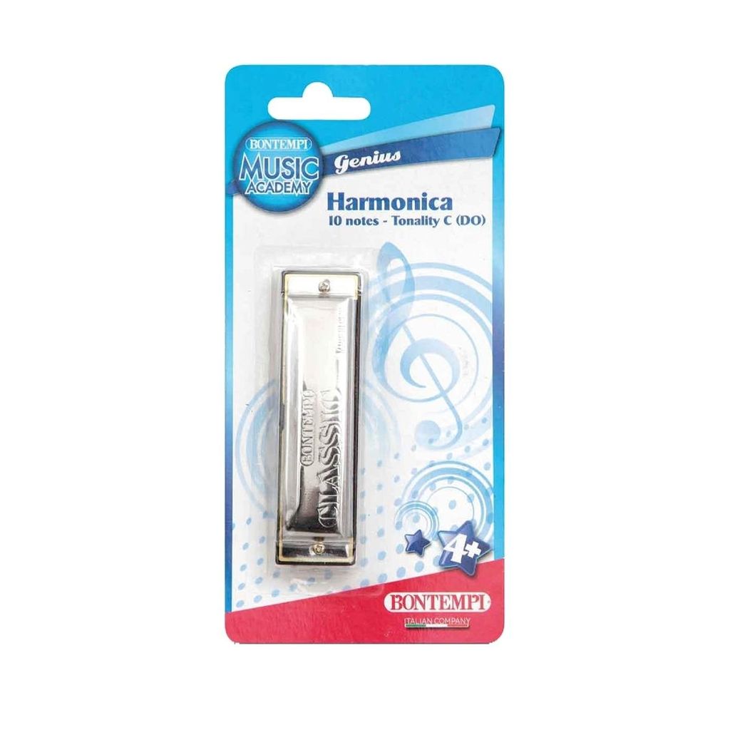 Bontempi Metall-Mundharmonika 10 x 2 x 3 cm