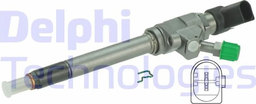Injecteur Diesel Common Rail 1980E9 Delphi pour Moteur Peugeot Ford