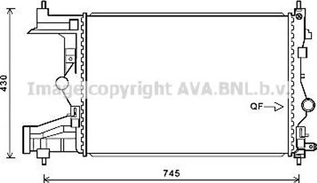 Radiateur moteur AVA OLA2487 : fini les surchauffes sur Astra J