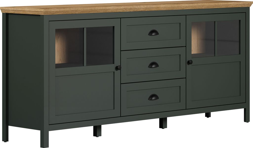 trendteam smart living - Stanton - Garderobenschrank - Tannengrün/Evoke