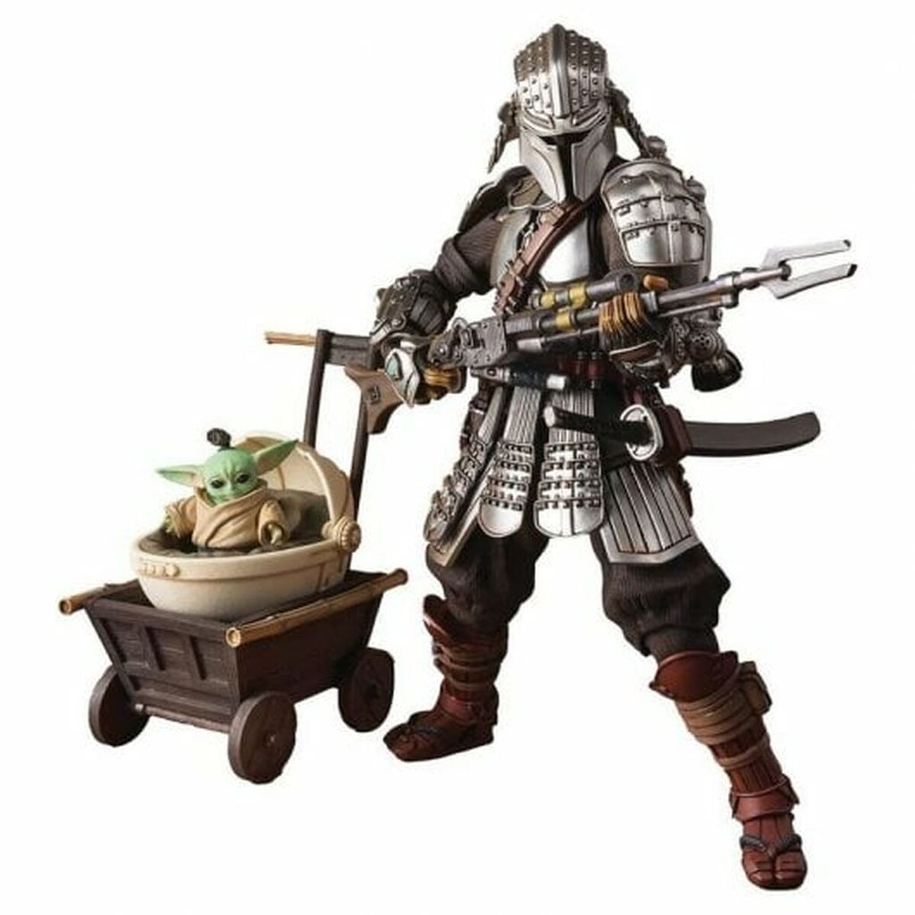 Tamashii Nations - Figurki Star Wars: Ronin Mandalorian w Beskar Armor z Grogu 18cm