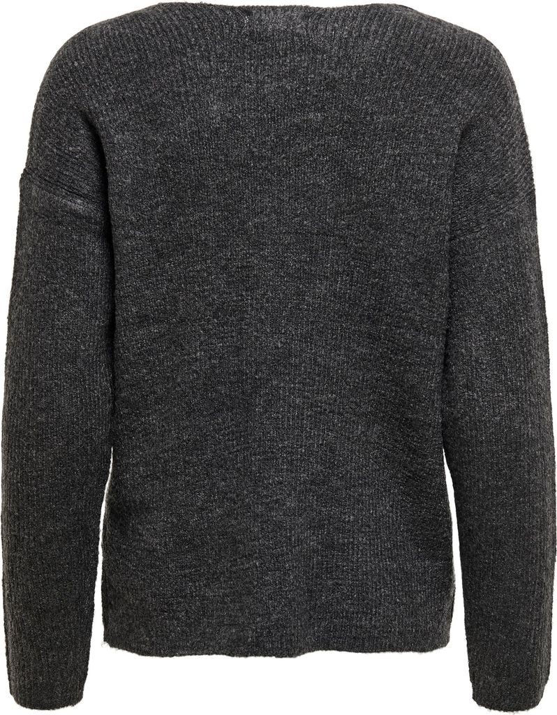 ONLY 15204588, Pullover, Erwachsener, Weiblich, Grau, S, Einfarbig