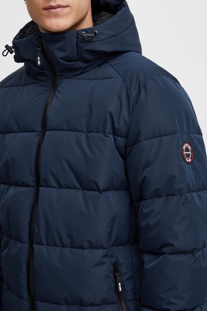 INDICODE IDHersh Steppjacke Herren Parka Winterjacke Steppparka gefüttert mit Kapuze