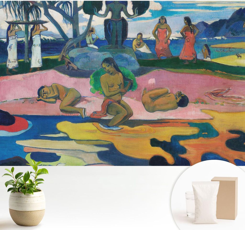 Fototapete - 104x70 cm - Tapete - Wandtapete - Wandbilder - Dekofolie - Tapete Folie - Wand - Dekoration - Wohnzimmer - Tropischer Urlaub