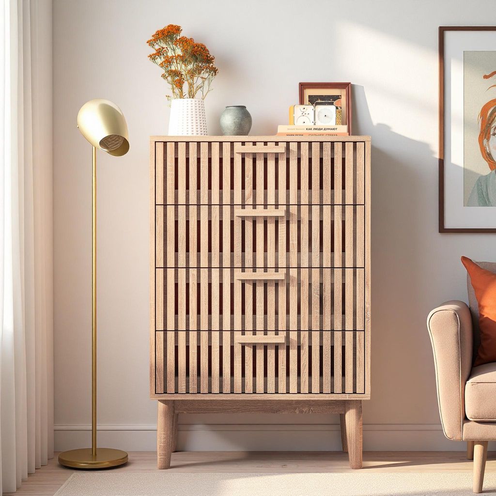 ProximaX Kommode mit 4 Schubladen | Sideboard Produktbild 