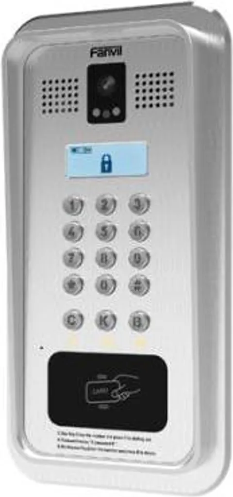 Interphone Vidéo SIP Fanvil i33VF Station de Porte IP Encastrée