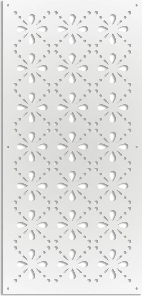 BLEE Pannello Traforato 47x94 cm Bianco - Ideale per il Fai da Te