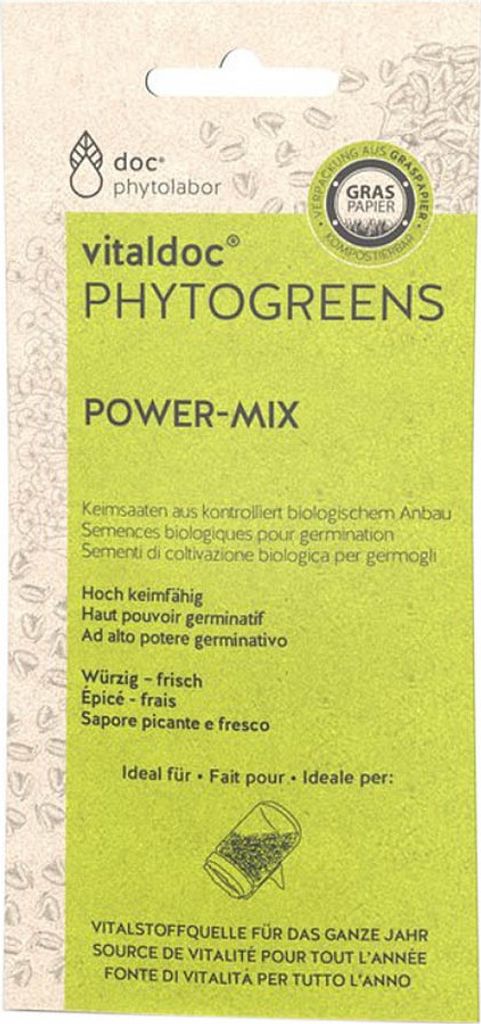 vitaldoc® PHYTOGREENS Keimsaat - Power Mix 50g Produktbild 