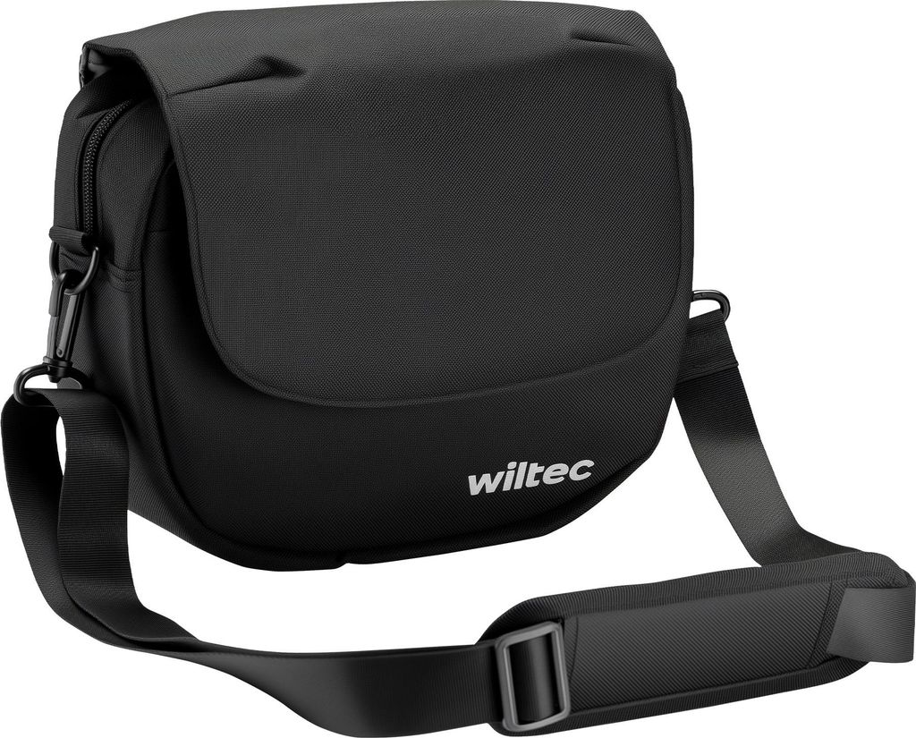 Wiltec Lenkertasche Fahrrad 5 l, kompakte Fahrradtasche für Lenker 26,5 x 9 x 21,5 cm, Lenkradtasche mit Schultergurt, ideal für E-Bike, Rennrad,...