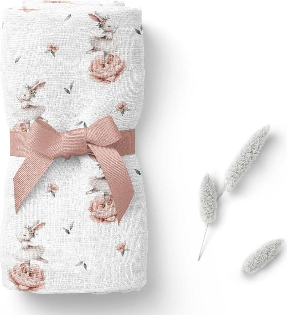 Bambus Windel 75x75 cm Bunnies / Bocioland