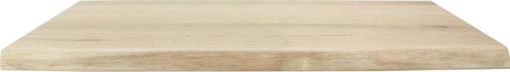 Natural Goods Berlin Waschtisch EICHE, Eichenholz massiv, Aufsatzwaschbecken, Echtholz, Naturkante, 100 x 50 cm